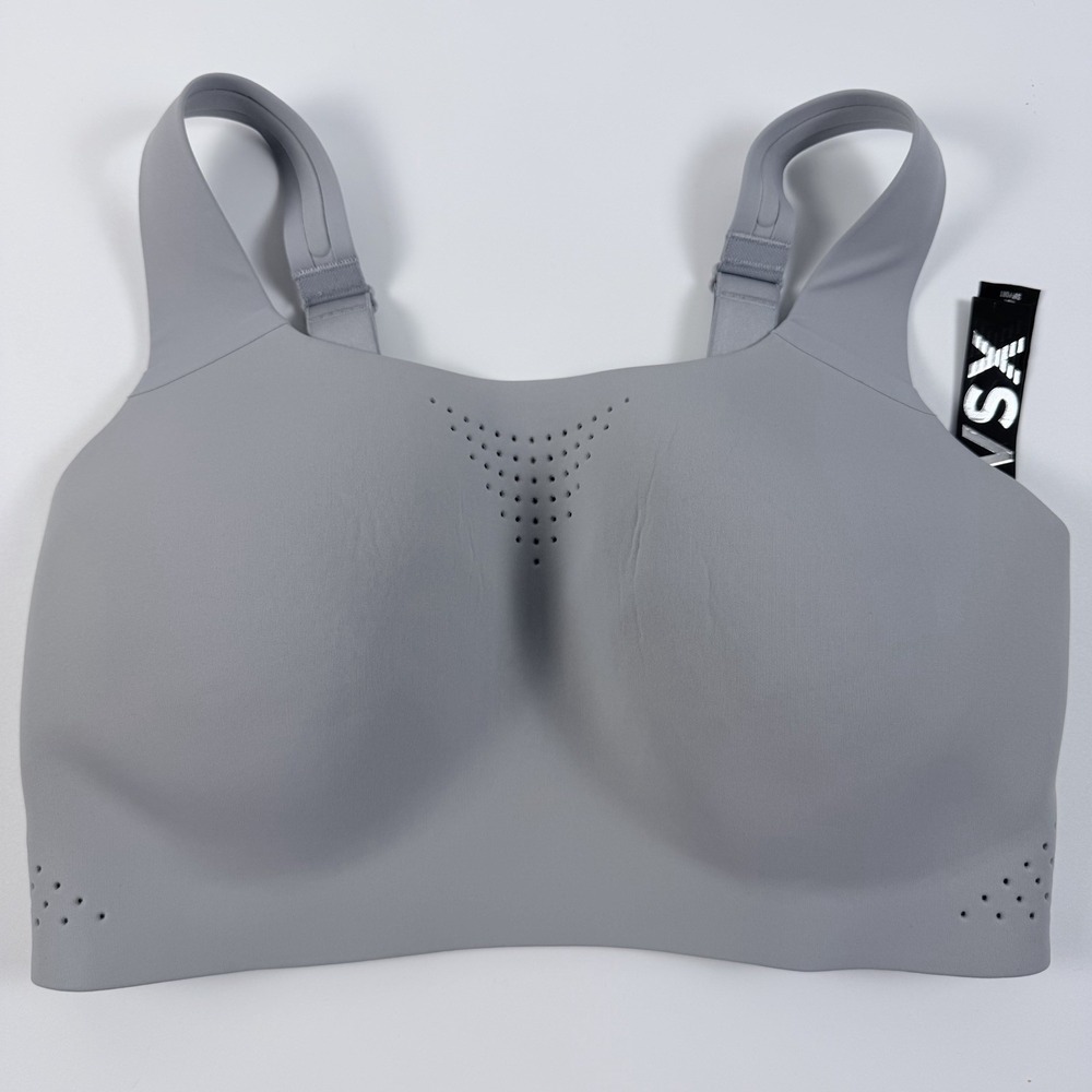 Victoria's Secret VSX Featherweight Max High Impact Sports Bra Soft Gray 36C NWT